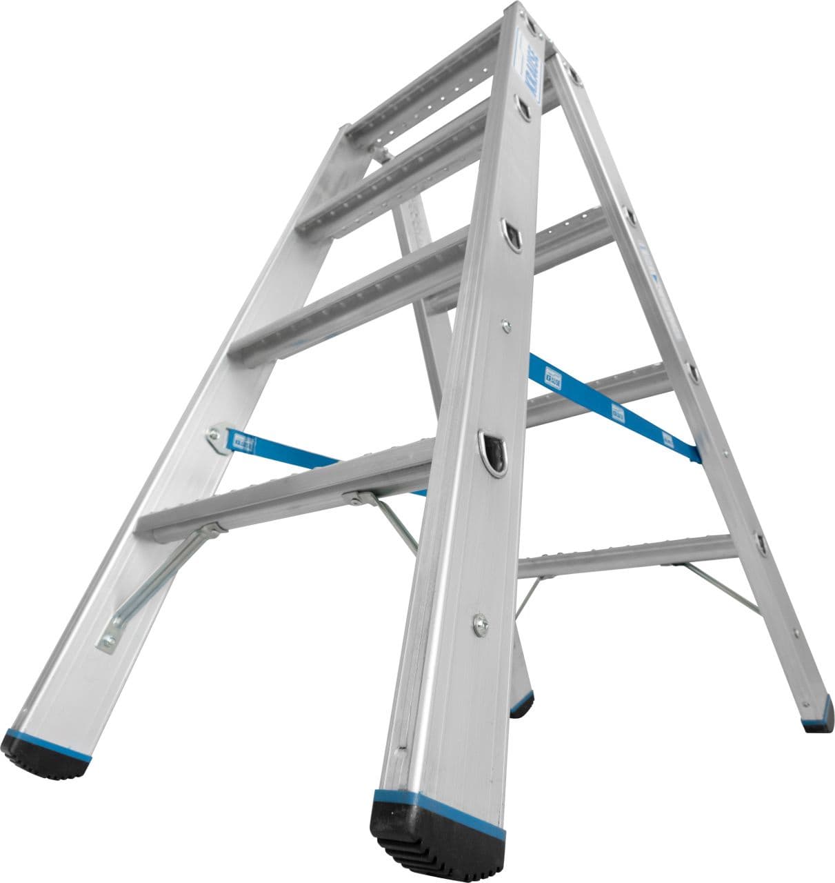 Leitern STABILO Doppelleiter mit R13-Stufen - 2x4 Stufen