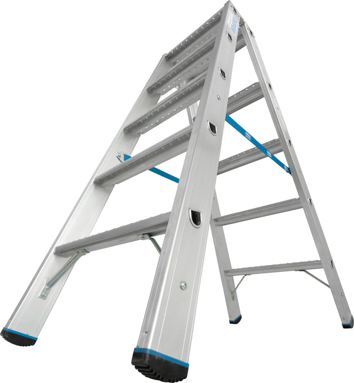 Leitern STABILO Doppelleiter mit R13-Stufen - 2x5 Stufen