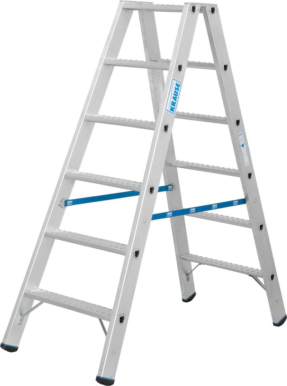 Leitern STABILO Doppelleiter mit R13-Stufen - 2x6 Stufen