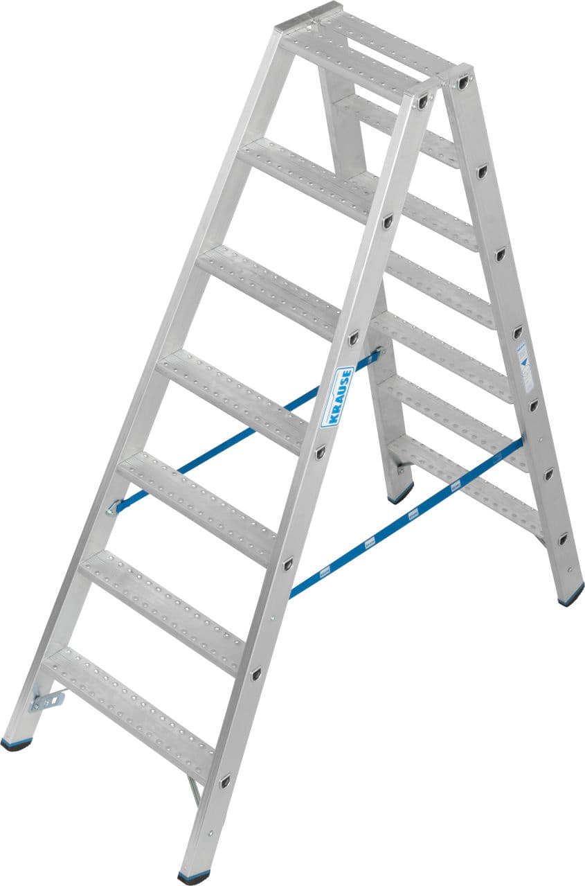 Leitern STABILO Doppelleiter mit R13-Stufen - 2x7 Stufen