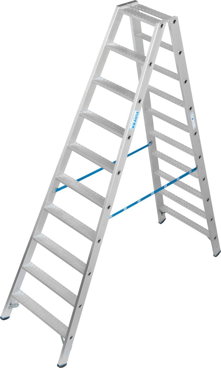 Leitern STABILO Doppelleiter mit R13-Stufen - 2x10 Stufen