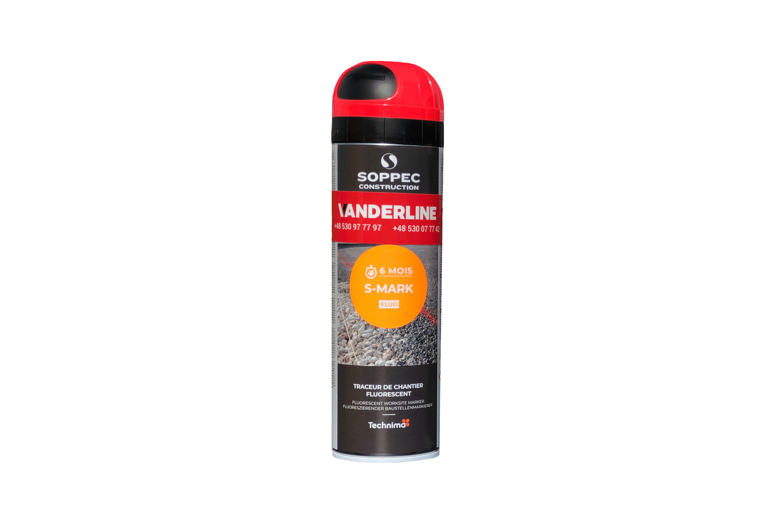 Baustellenabsperrung Spray VANSOP Red