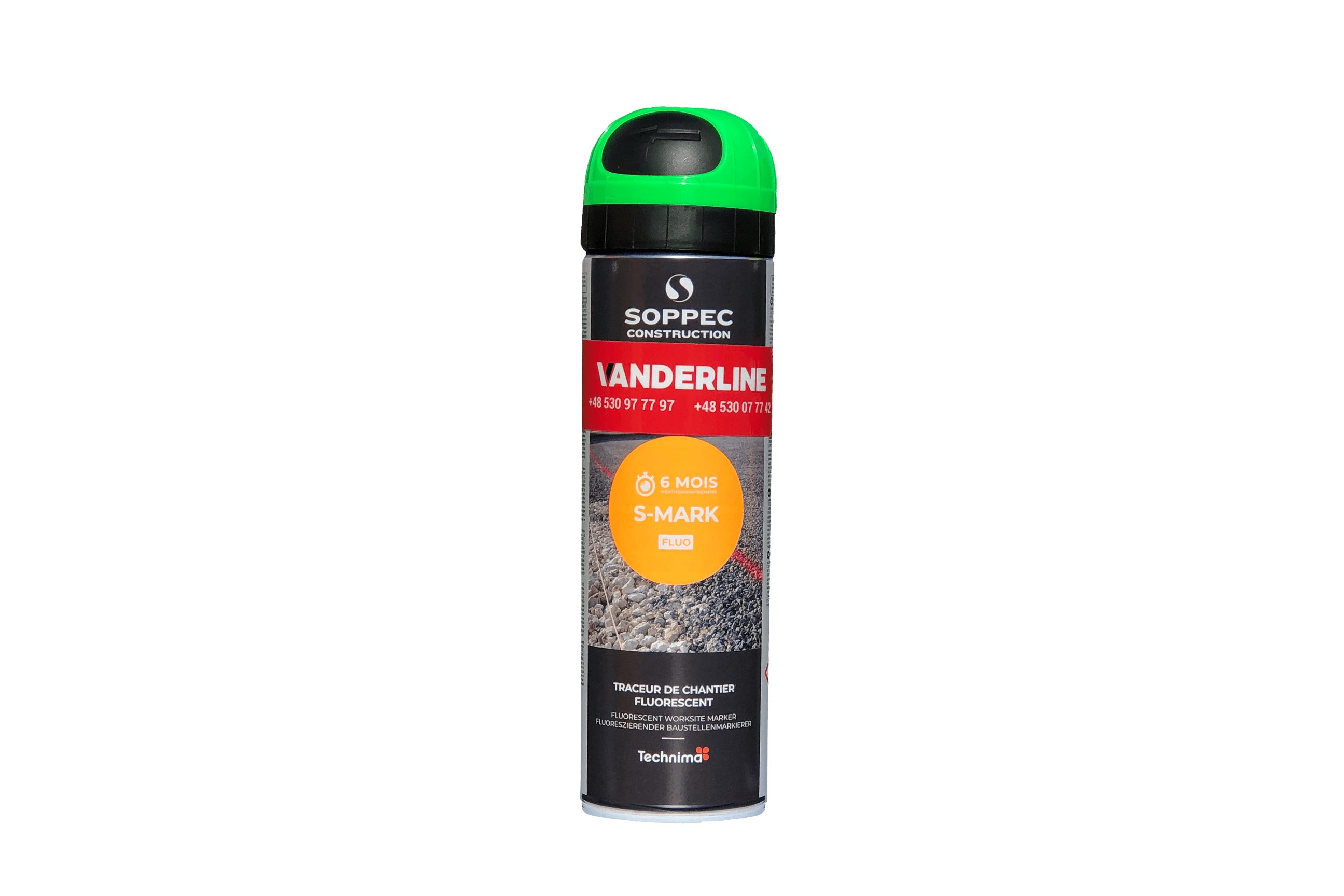 Baustellenabsperrung Spray VANSOP Green