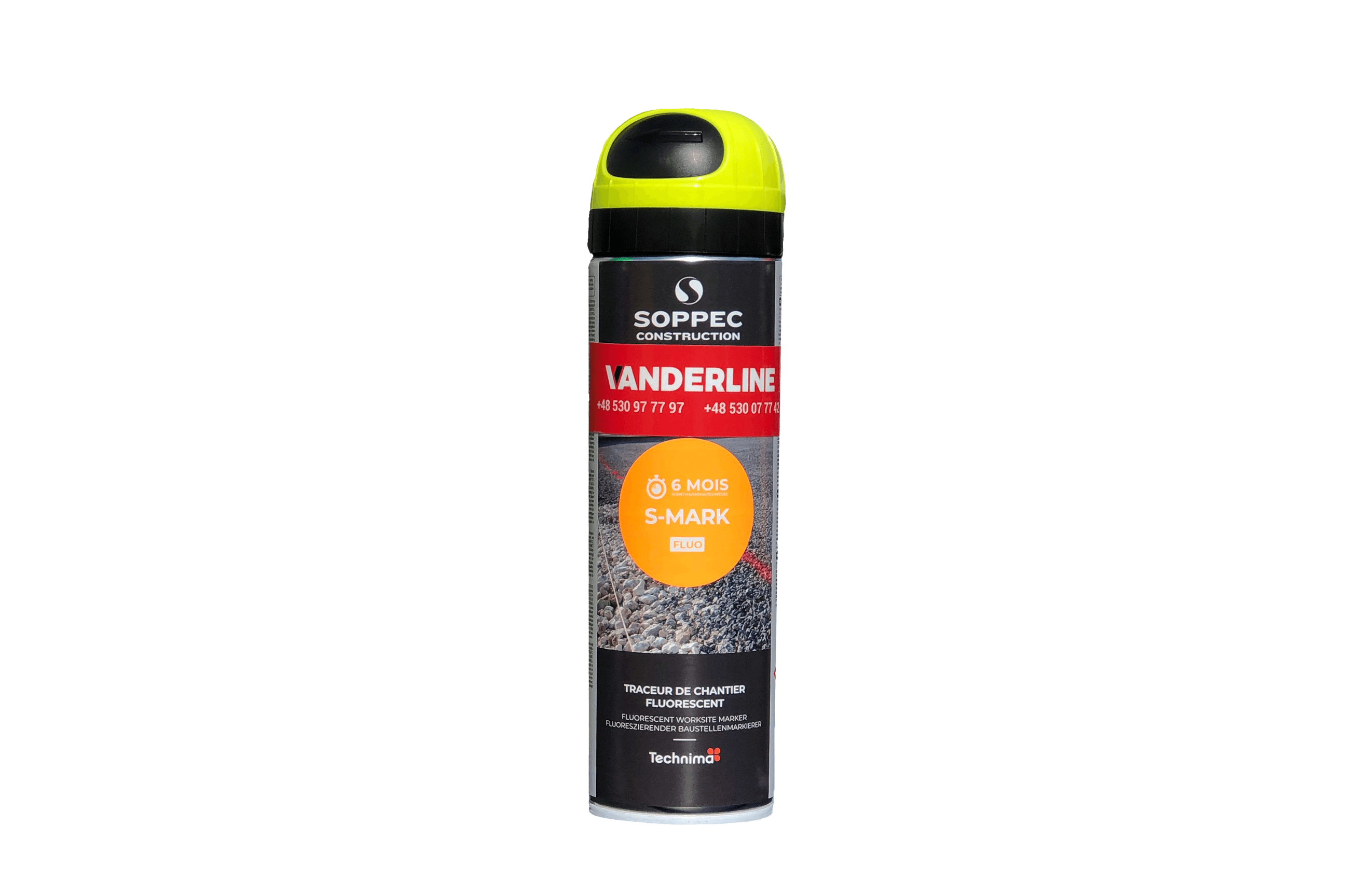 Baustellenabsperrung Spray VANSOP Yellow