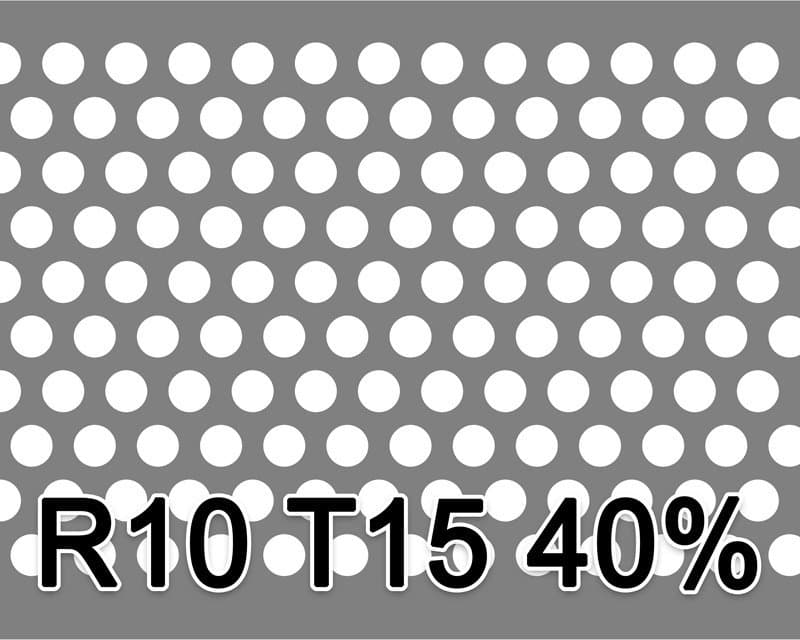 Lochblech Stahl verzinkt 1500x3000x2 R10 T15 40%