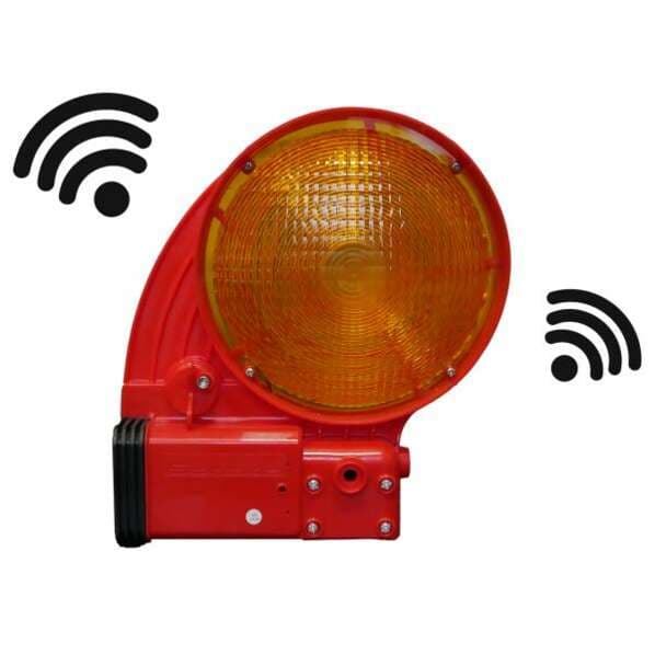 BASt Bakenleuchte Powernox Lichtaustritt doppelseitig - gelb - mit RFID Tag 