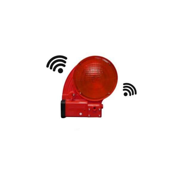 BASt Bakenleuchte Powernox Lichtaustritt einseitig - rot - mit RFID Tag