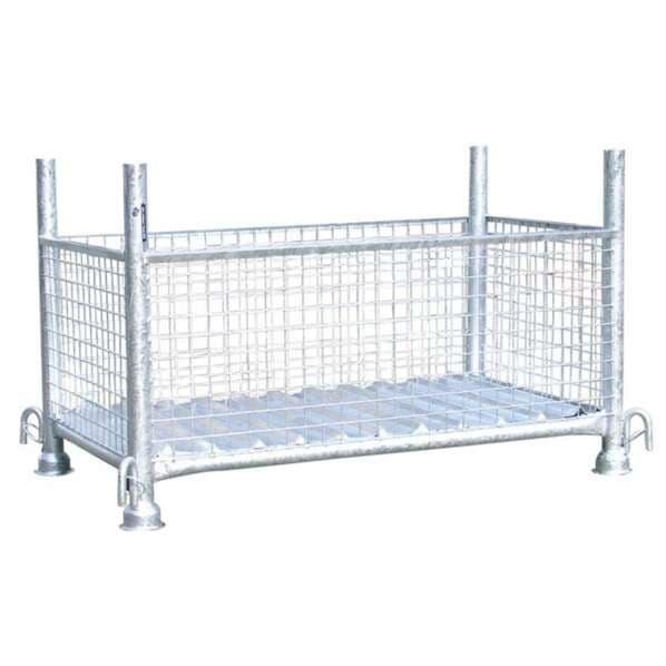 Gitterboxpalette lackiert - Maße: 1,30m x 0,70m x 0,50m