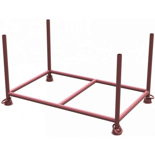 Stapelpalette lackiert - Füllmaße: 1,43 x 0,87 m x 0,35 m