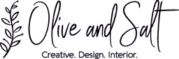 Olive and salt logo