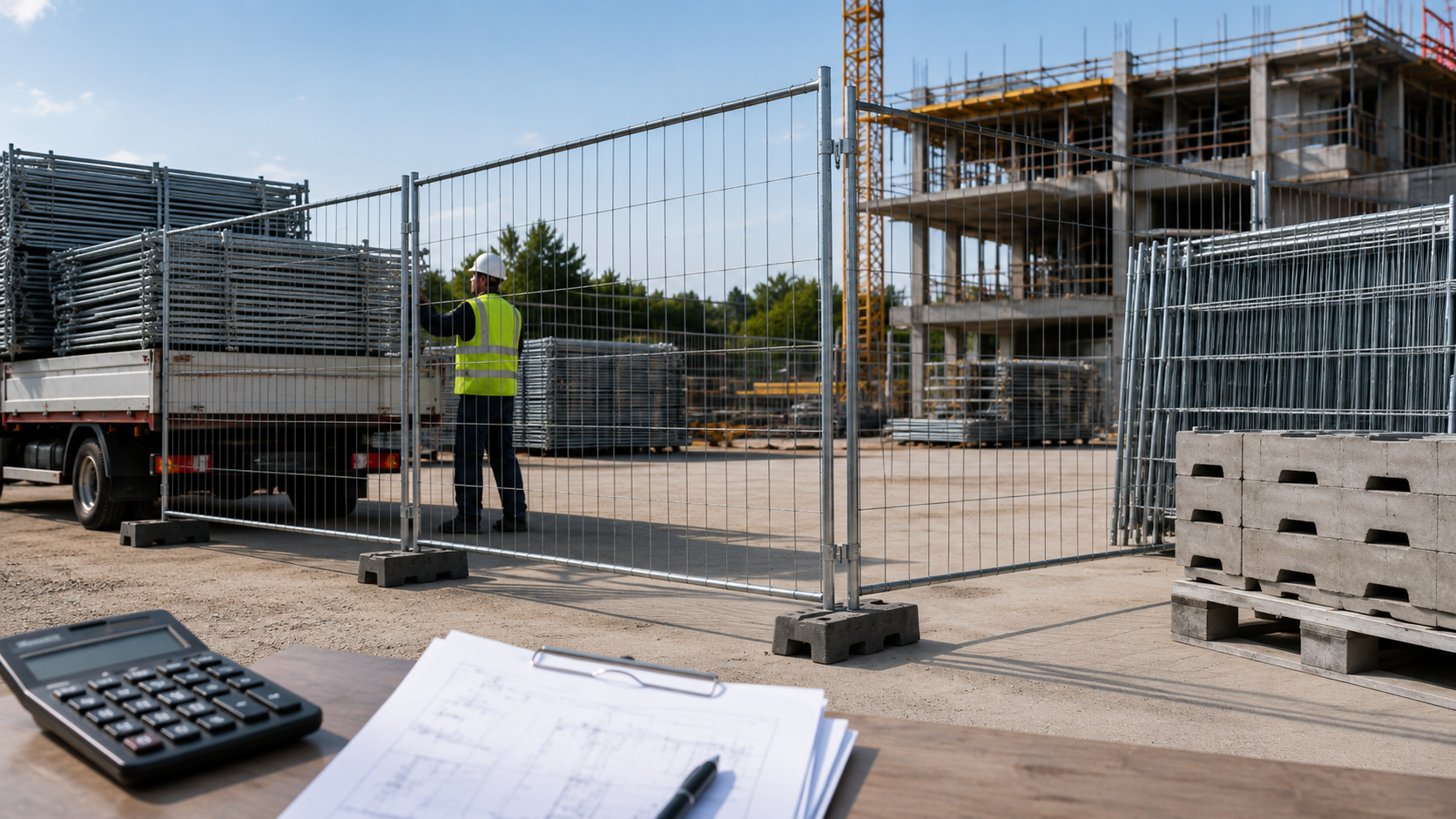 Bauzaun mieten oder kaufen: Was lohnt sich für Ihre Baustelle?