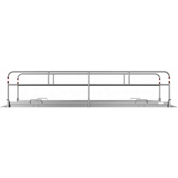 Grabenbrücken Stahl / Aluminium Maße 1,00 x 5,50 m (Breite x Länge)