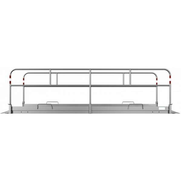 1 - Grabenbrücken Stahl / Aluminium Maße 1,30 x 4,50 m (Breite x Länge)