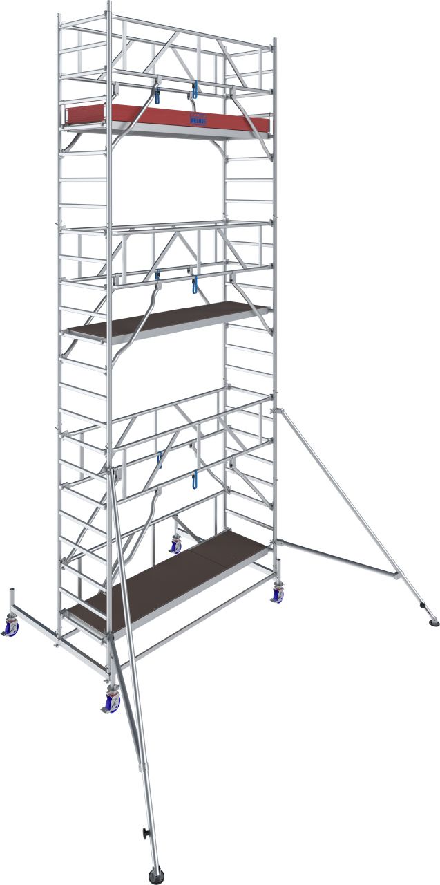 1 - Fahrgerüste Aluminium STABILO Fahrgerüst Serie 10 - Feldlänge 2,50 m - Arbeitshöhe 7,40 m
