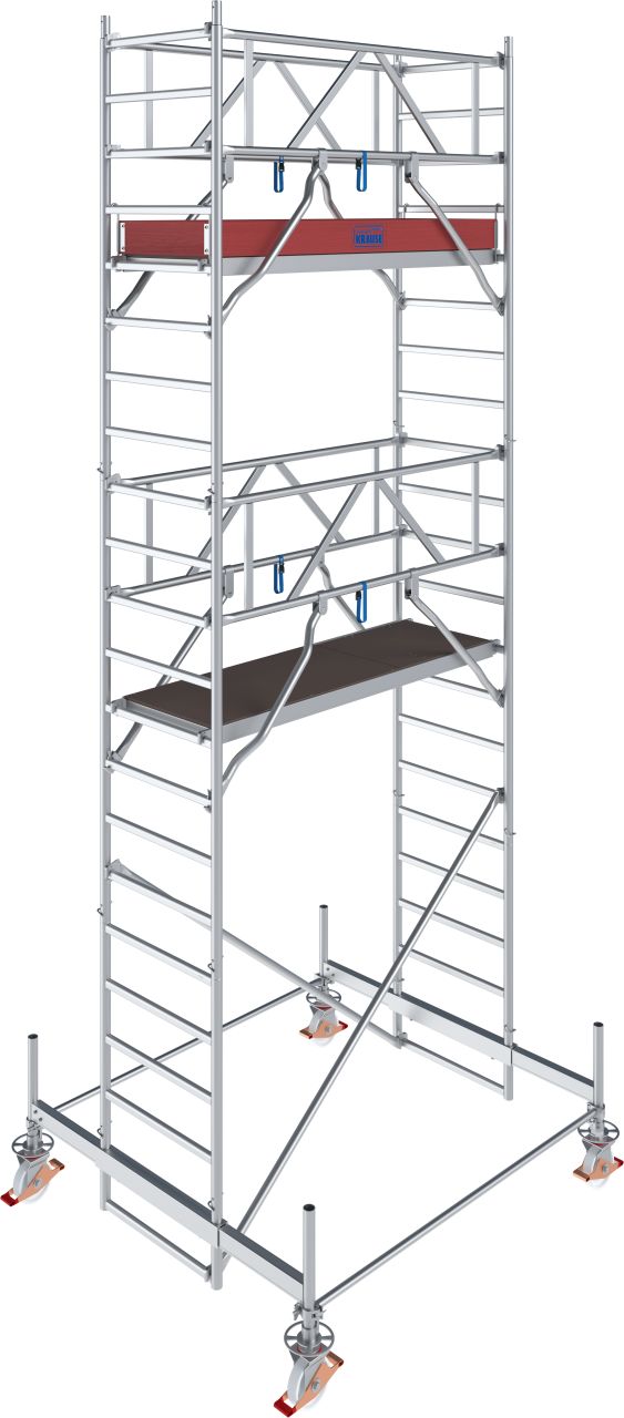 1 - Fahrgerüste Aluminium STABILO Fahrgerüst Serie 100 - Feldlänge 2,00 m - Arbeitshöhe 6,50 m