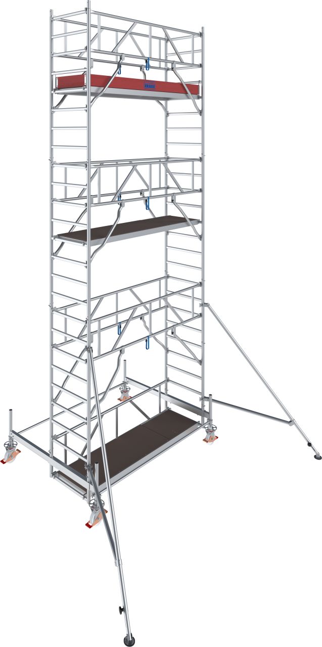 1 - Fahrgerüste Aluminium STABILO Fahrgerüst Serie 100 - Feldlänge 2,50 m - Arbeitshöhe 7,50 m