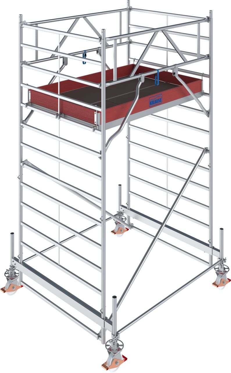 Fahrgerüste Aluminium STABILO Fahrgerüst Serie 500 - Feldlänge 2,00 m - Arbeitshöhe 4,50 m