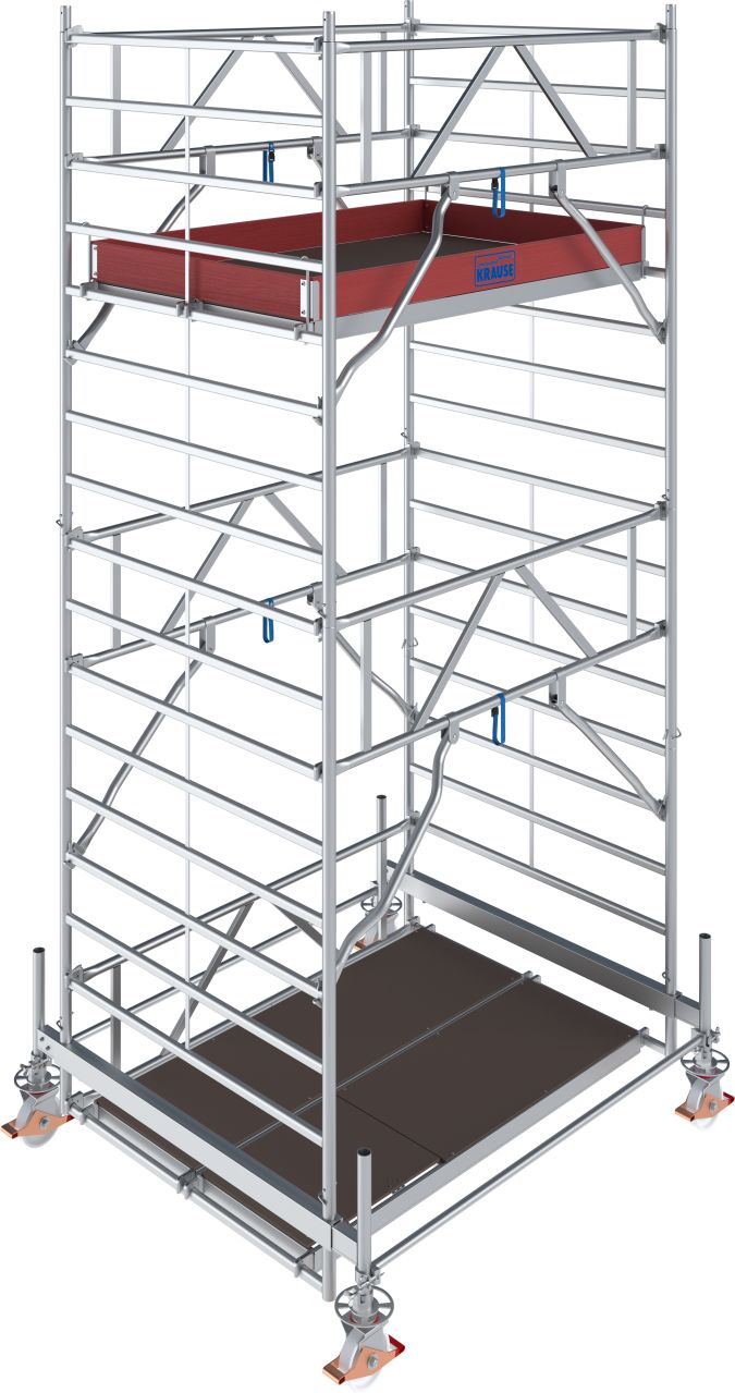 1 - Fahrgerüste Aluminium STABILO Fahrgerüst Serie 500 - Feldlänge 2,00 m - Arbeitshöhe 5,50 m