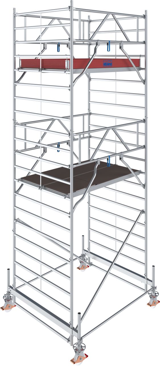 1 - Fahrgerüste Aluminium STABILO Fahrgerüst Serie 500 - Feldlänge 2,00 m - Arbeitshöhe 6,50 m