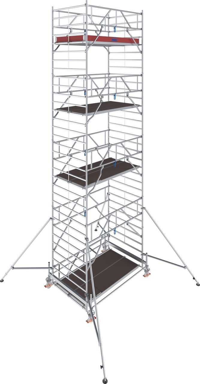 1 - Fahrgerüste Aluminium STABILO Fahrgerüst Serie 500 - Feldlänge 2,50 m - Arbeitshöhe 9,50 m