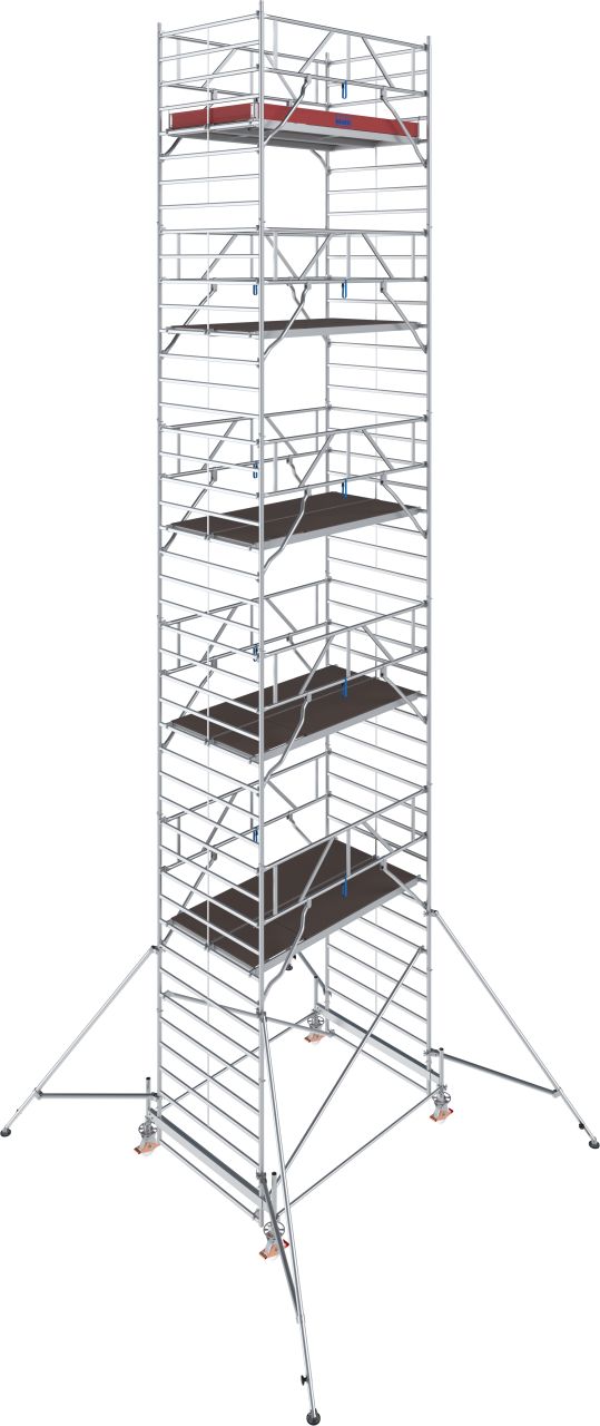 1 - Fahrgerüste Aluminium STABILO Fahrgerüst Serie 500 - Feldlänge 2,50 m - Arbeitshöhe 12,50 m
