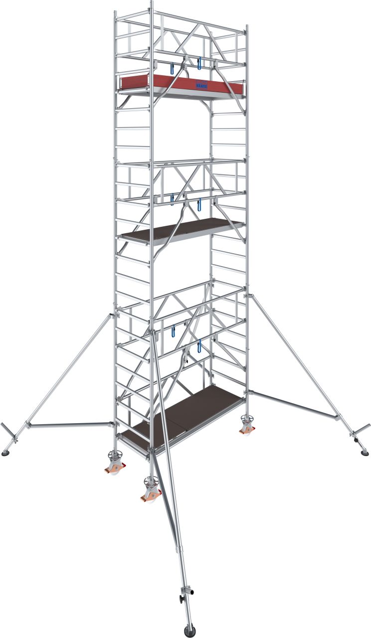 1 - Fahrgerüste Aluminium STABILO Fahrgerüst Serie 1000 - Feldlänge 2,00 m - Arbeitshöhe 7,30 m