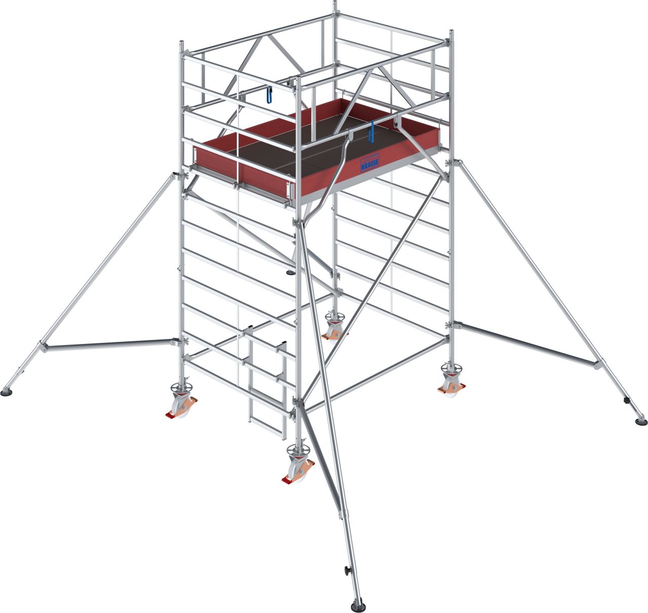 1 - Fahrgerüste Aluminium STABILO Fahrgerüst Serie 5000 - Feldlänge 2,00 m - Arbeitshöhe 4,30 m