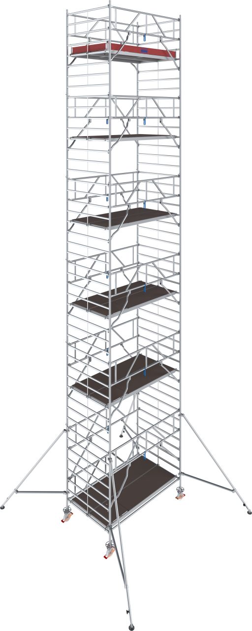 1 - Fahrgerüste Aluminium STABILO Fahrgerüst Serie 5000 - Feldlänge 2,50 m - Arbeitshöhe 13,30 m