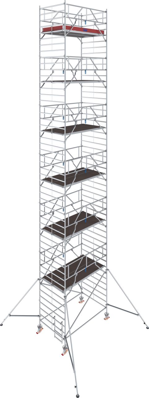 1 - Fahrgerüste Aluminium STABILO Fahrgerüst Serie 5000 - Feldlänge 2,50 m - Arbeitshöhe 14,30 m
