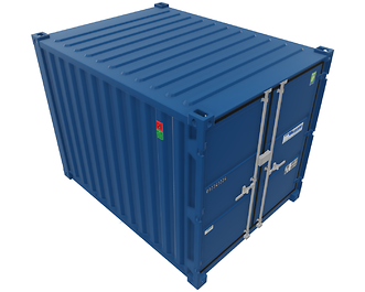 1 - Lagercontainer 9' Lagercontainer - 2,93 x 2,20 x 2,26 m