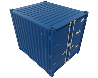 1 - Lagercontainer 10' Lagercontainer - 2,99 x 2,44 x 2,59 m