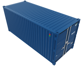 1 - Lagercontainer 20' Lagercontainer - 6,06 x 2,44 x 2,59 m