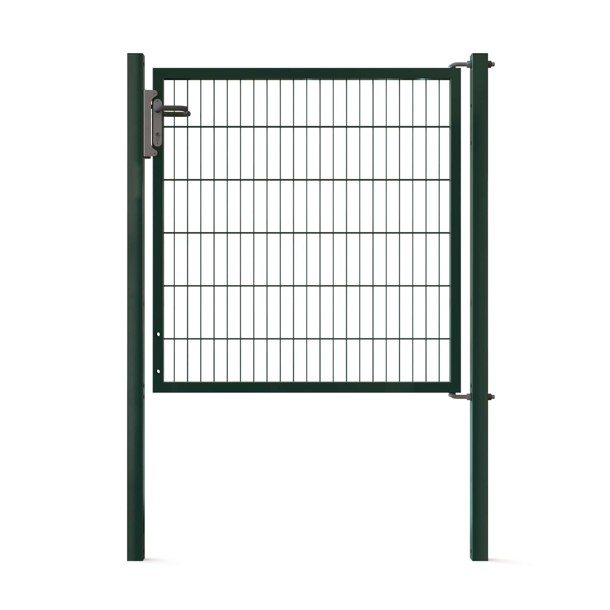 Doppelstabmattenzäune Tore Profi Universal Einzeltor - 1200x1200mm - Grün RAL 6005