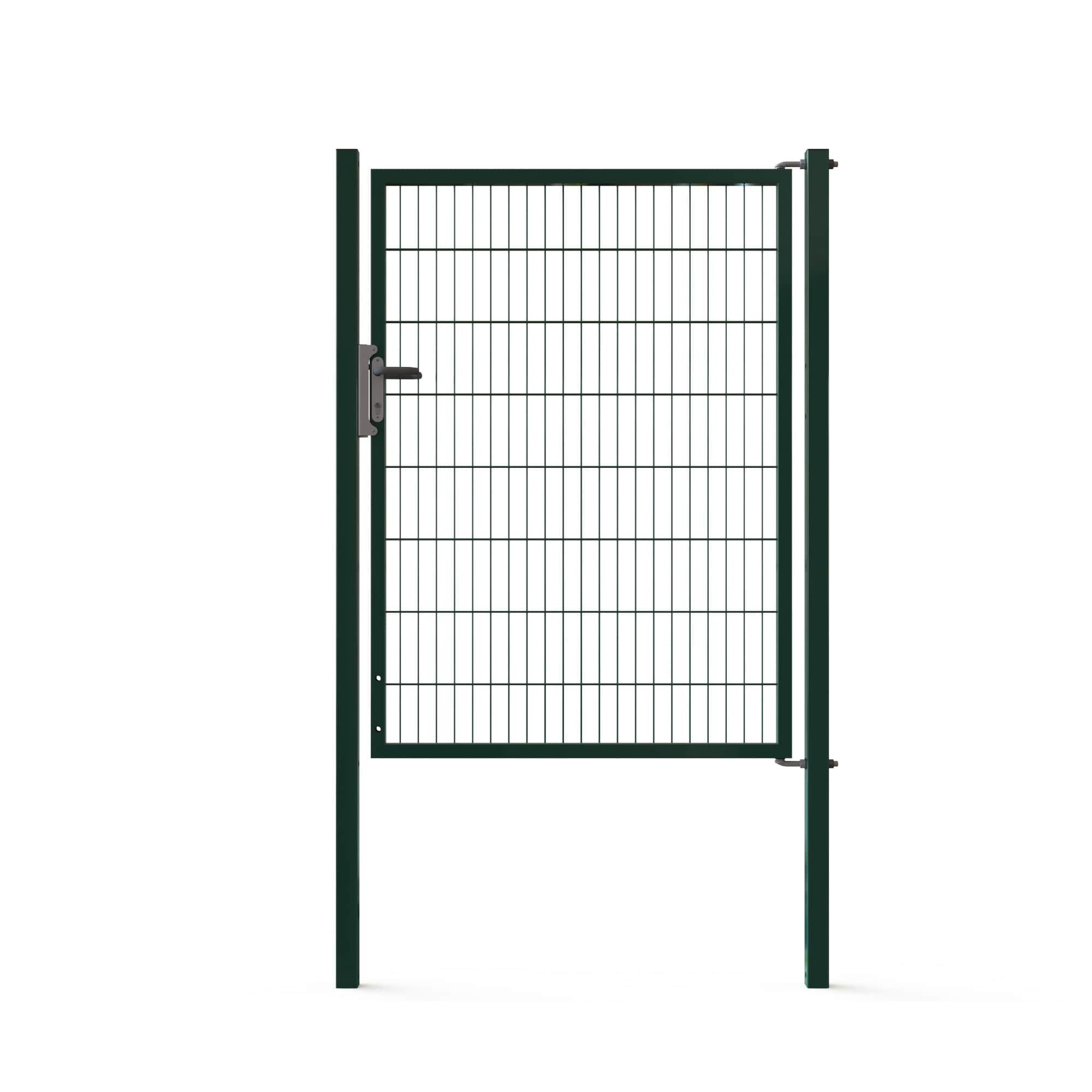 Doppelstabmattenzäune Tore Profi Universal Einzeltor - 1200x1600mm - Grün RAL 6005