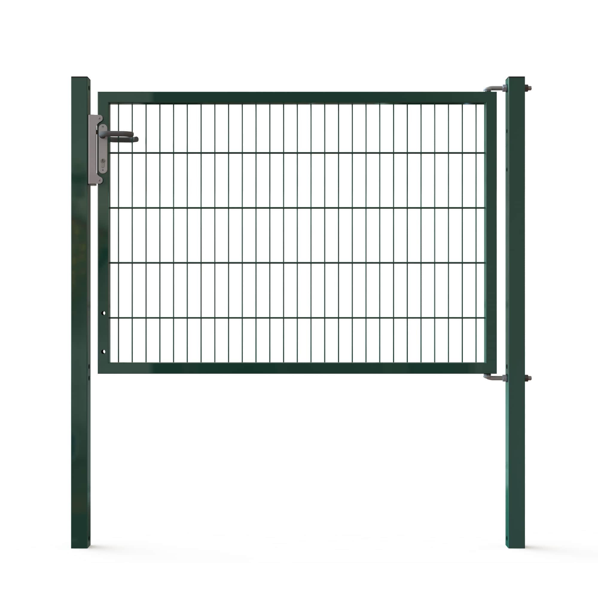 Doppelstabmattenzäune Tore Profi Universal Einzeltor - 1500x1000mm - Grün RAL 6005