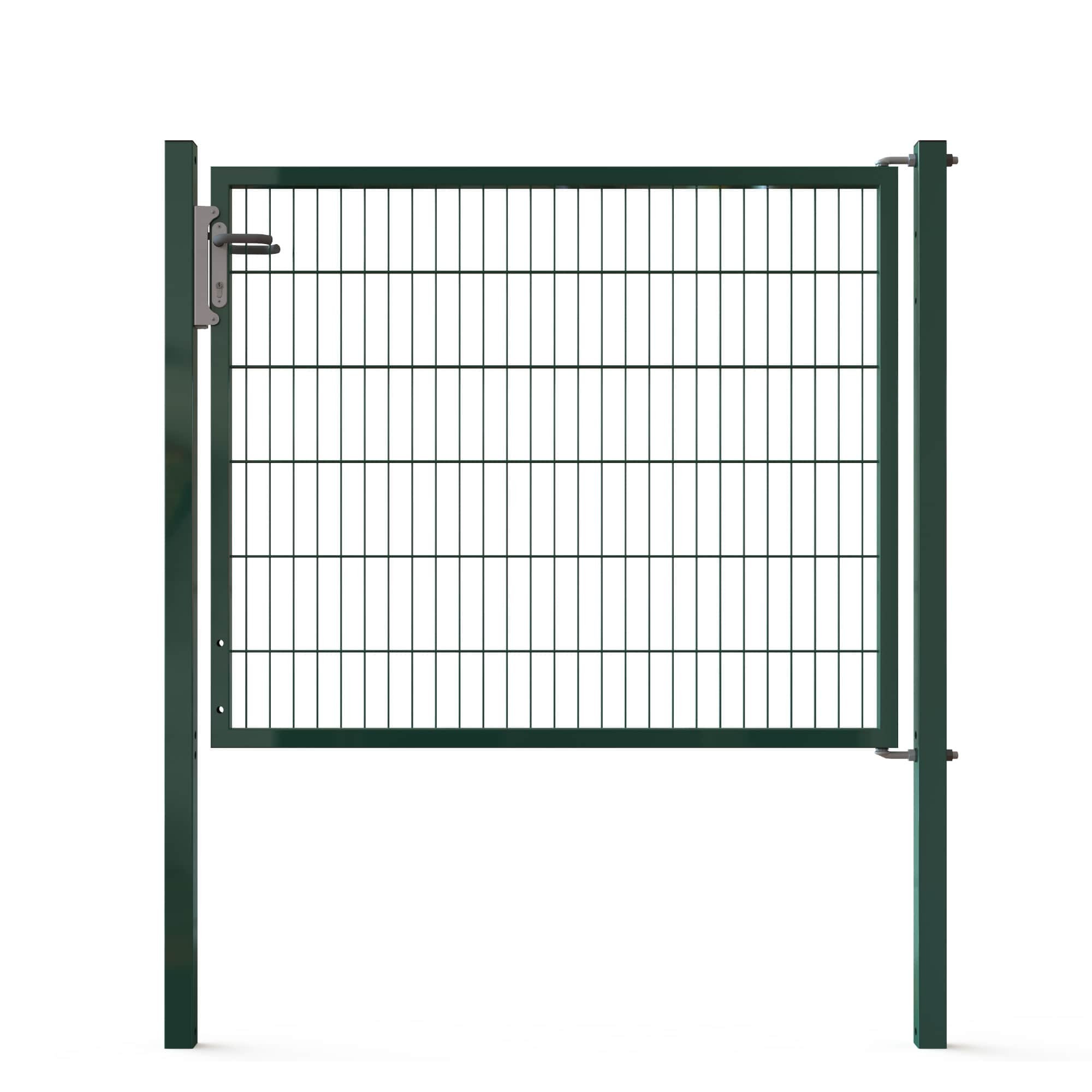 Doppelstabmattenzäune Tore Profi Universal Einzeltor - 1500x1200mm - Grün RAL 6005