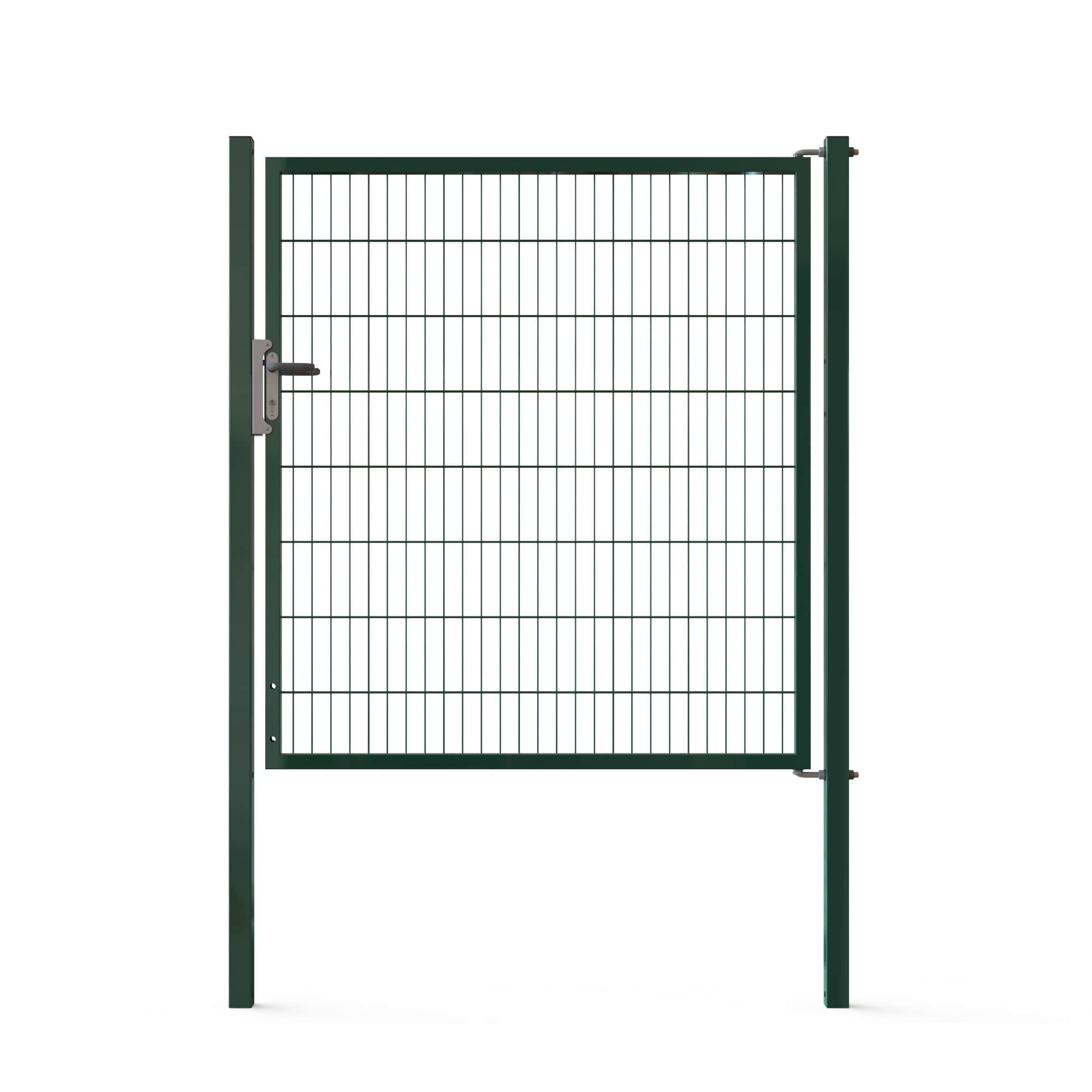 Doppelstabmattenzäune Tore Profi Universal Einzeltor - 1500x1600mm - Grün RAL 6005