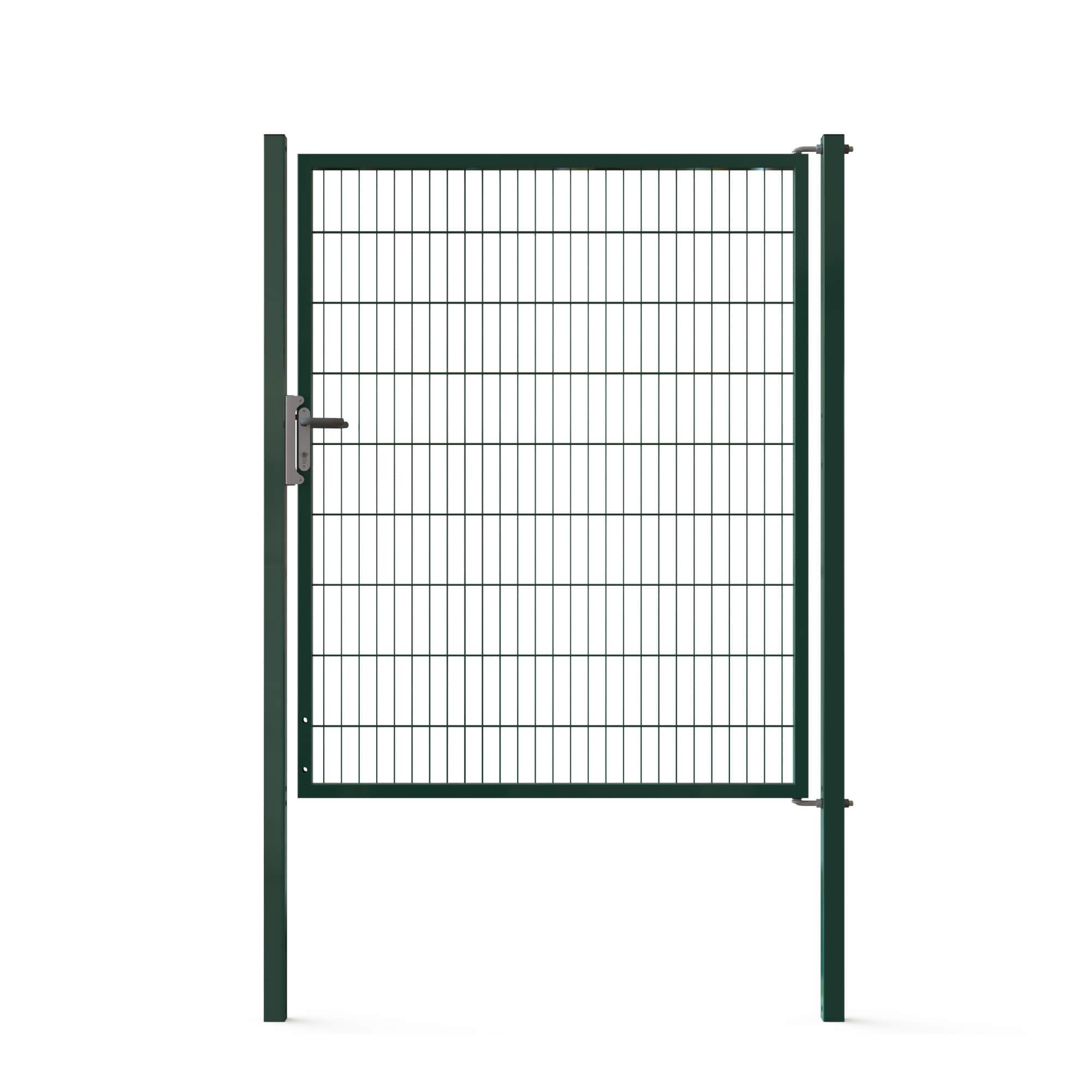 1 - Doppelstabmattenzäune Tore Profi Universal Einzeltor - 1500x1800mm - Grün RAL 6005