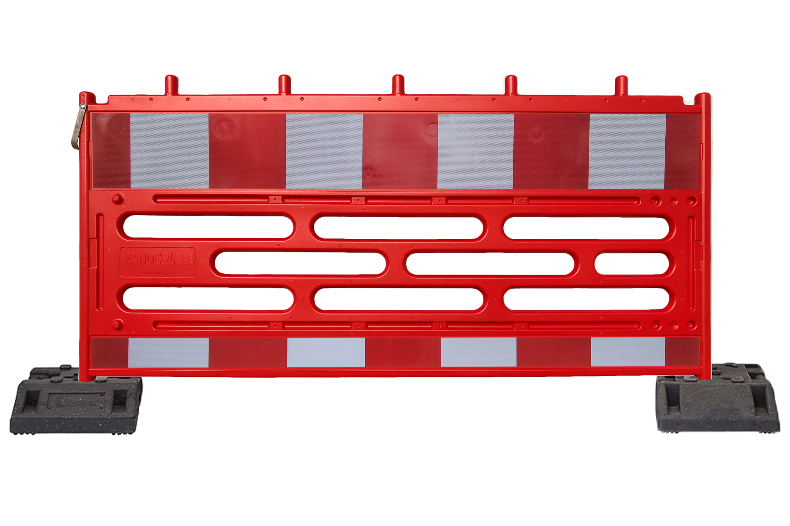 1 - Baustellenabsperrung Profi Schrankengitter (RA2/Rot)