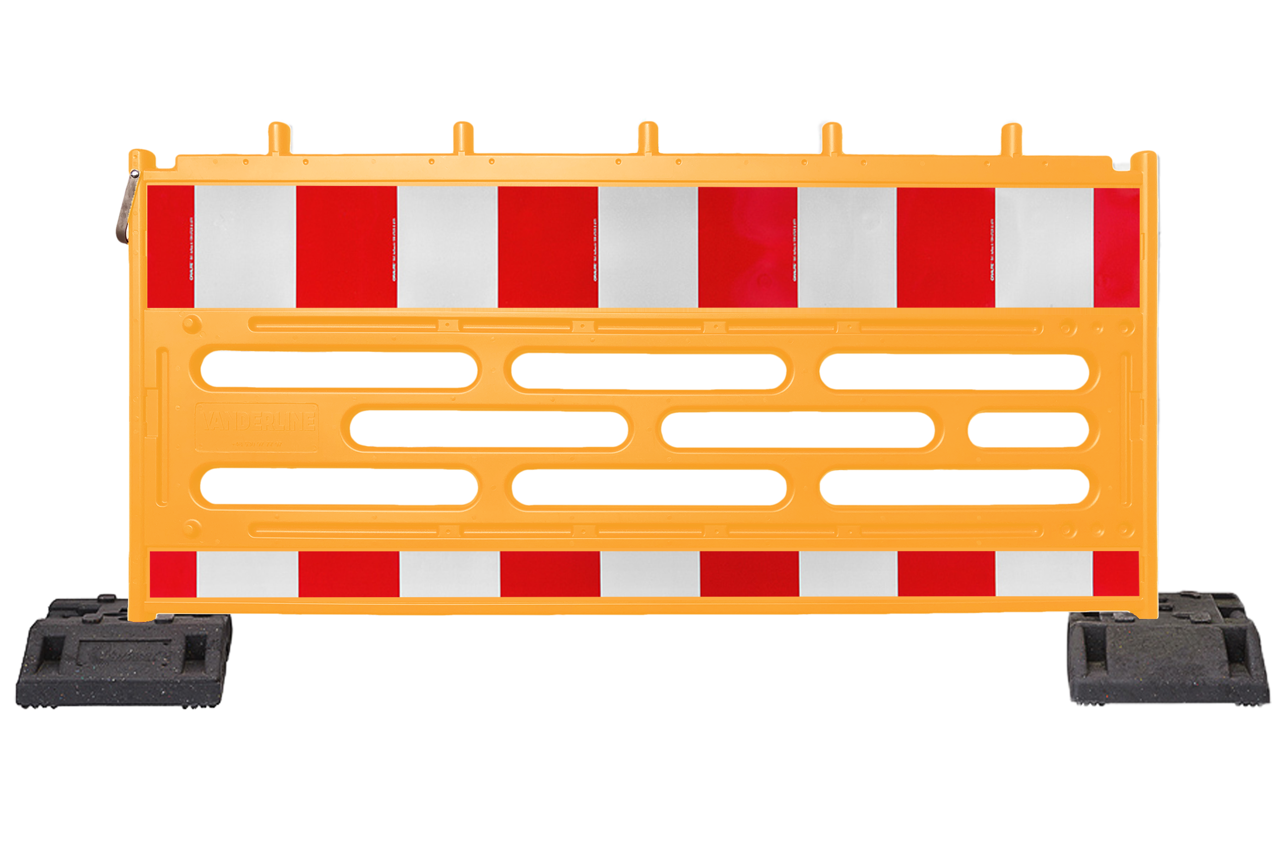 1 - Baustellenabsperrung Profi Schrankengitter (RA1/Gelb)