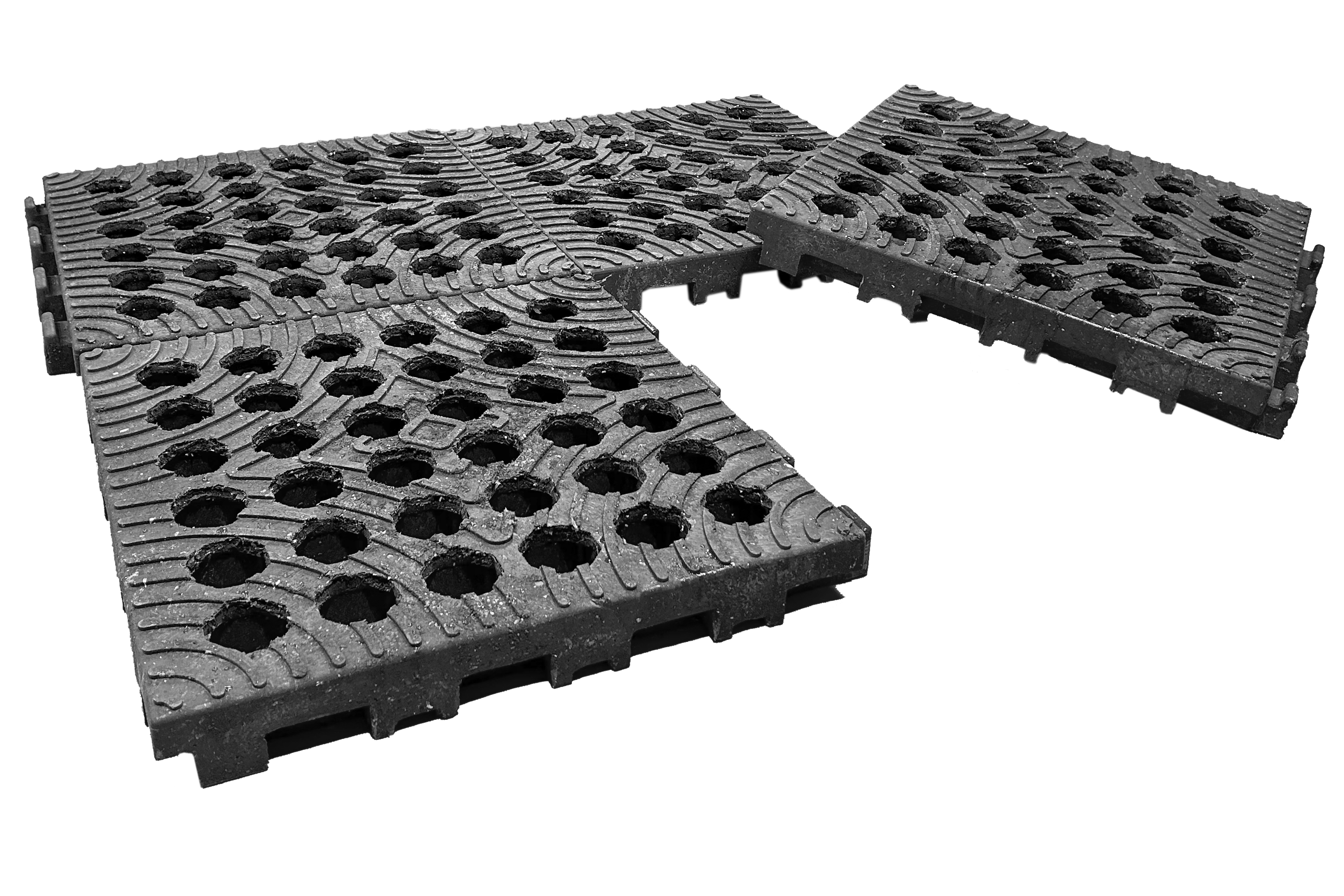 1 - Baustellenabsperrung Profi Baustellen-Bodenplatte