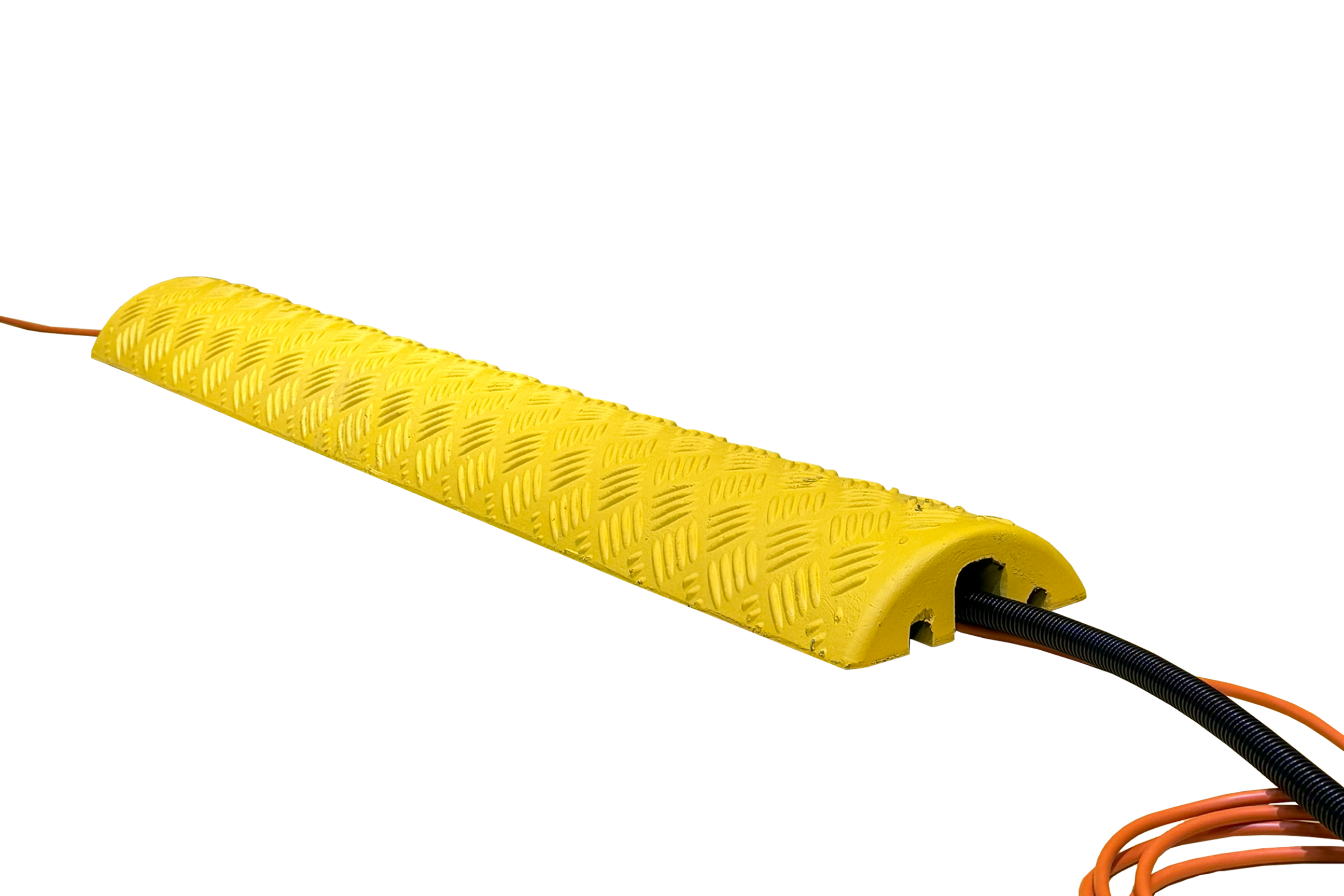 1 - Baustellenabsperrung Profi Kabelbrücke - Gelb