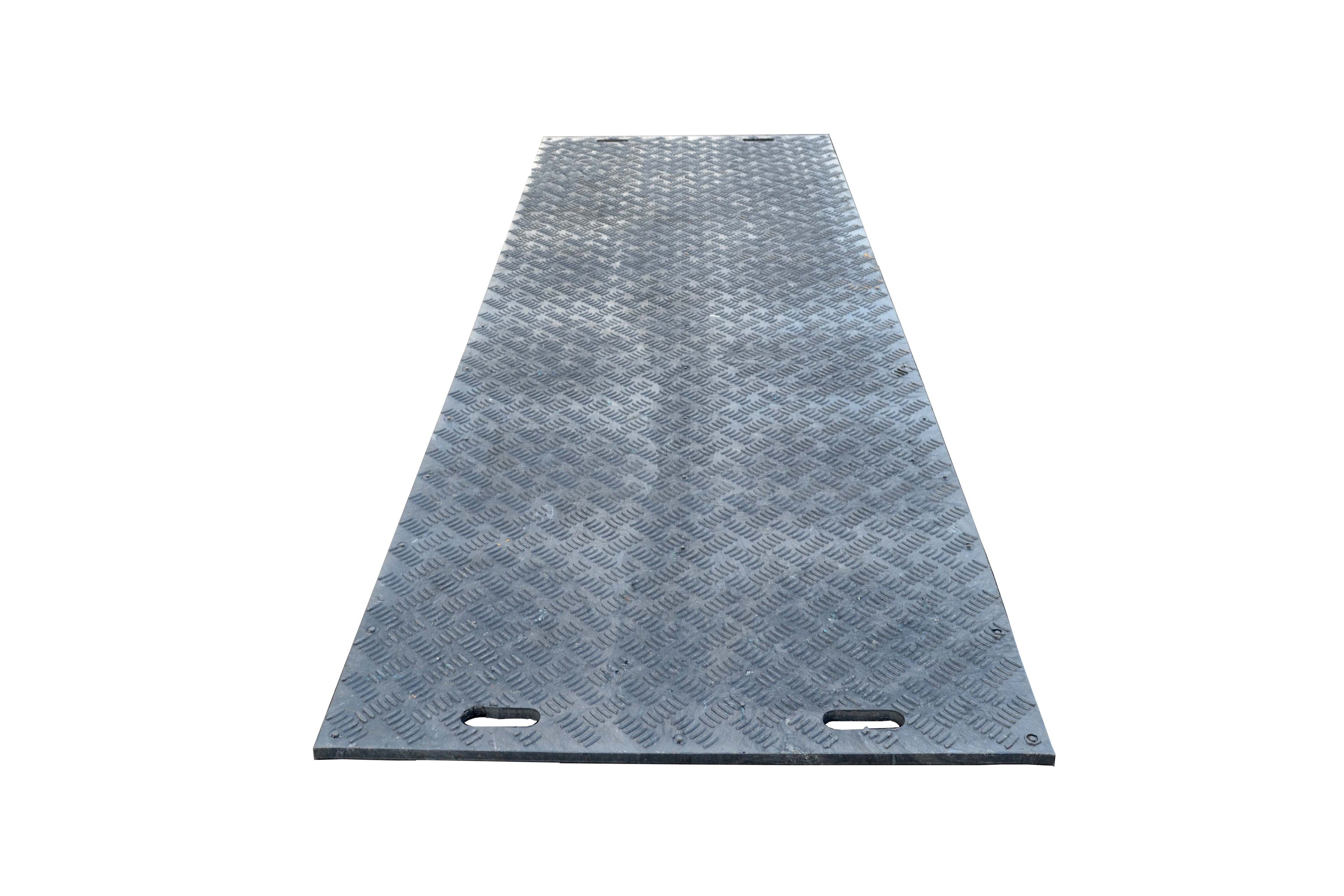1 - Fahrplatten / Bodenschutzplatten Profi Bodenschutzplatte - 2400 x 1200 x 15 mm - mit Struktur