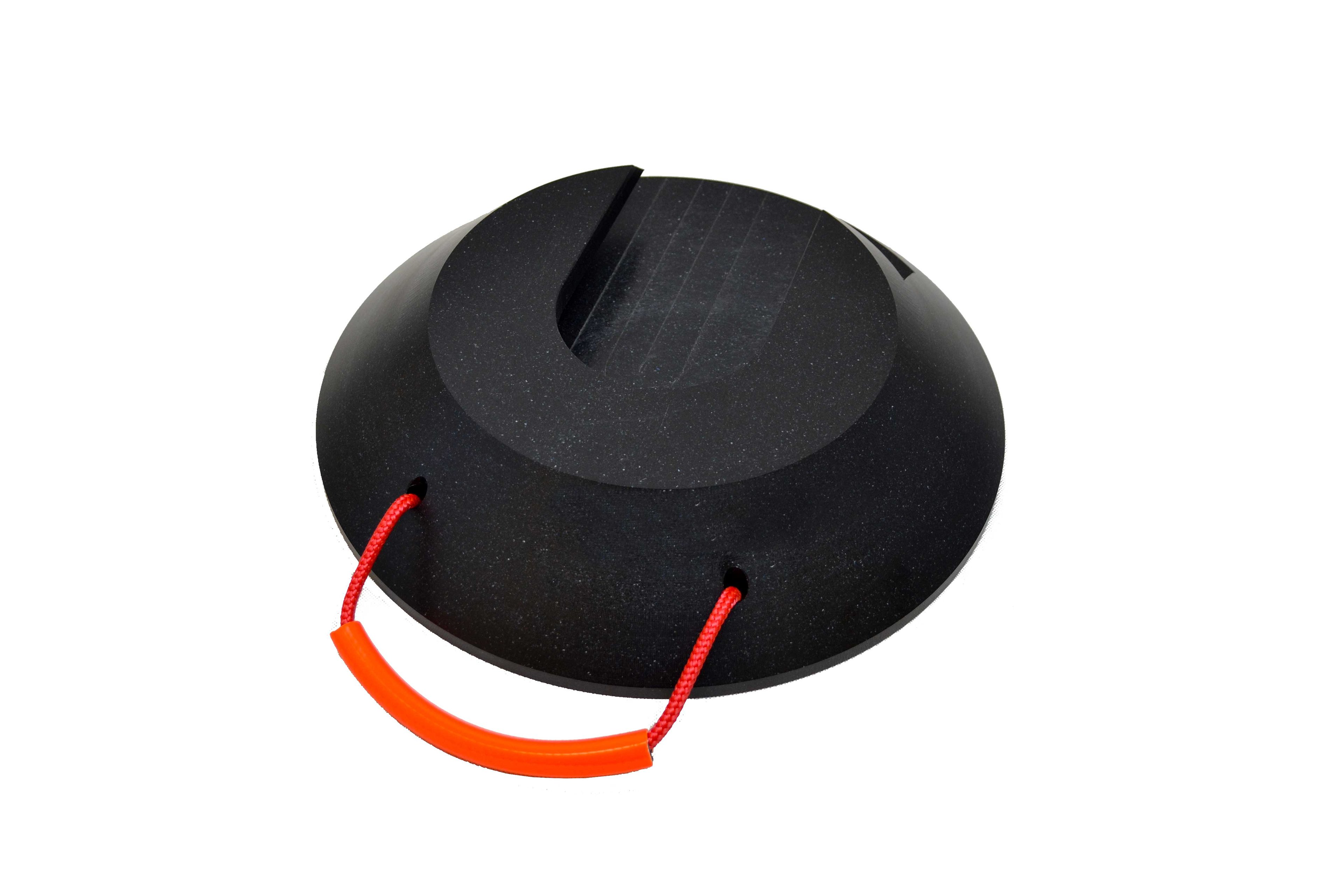 Steckplatte Profi Steckplatte - rund - Ø 300 mm - schwarz