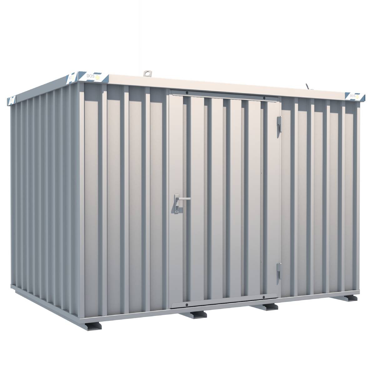 1 - Schnellbaucontainer SchnellbauContainer 3x2m, 1-flügelige Tür(1150x1890mm) auf der 3m Seite