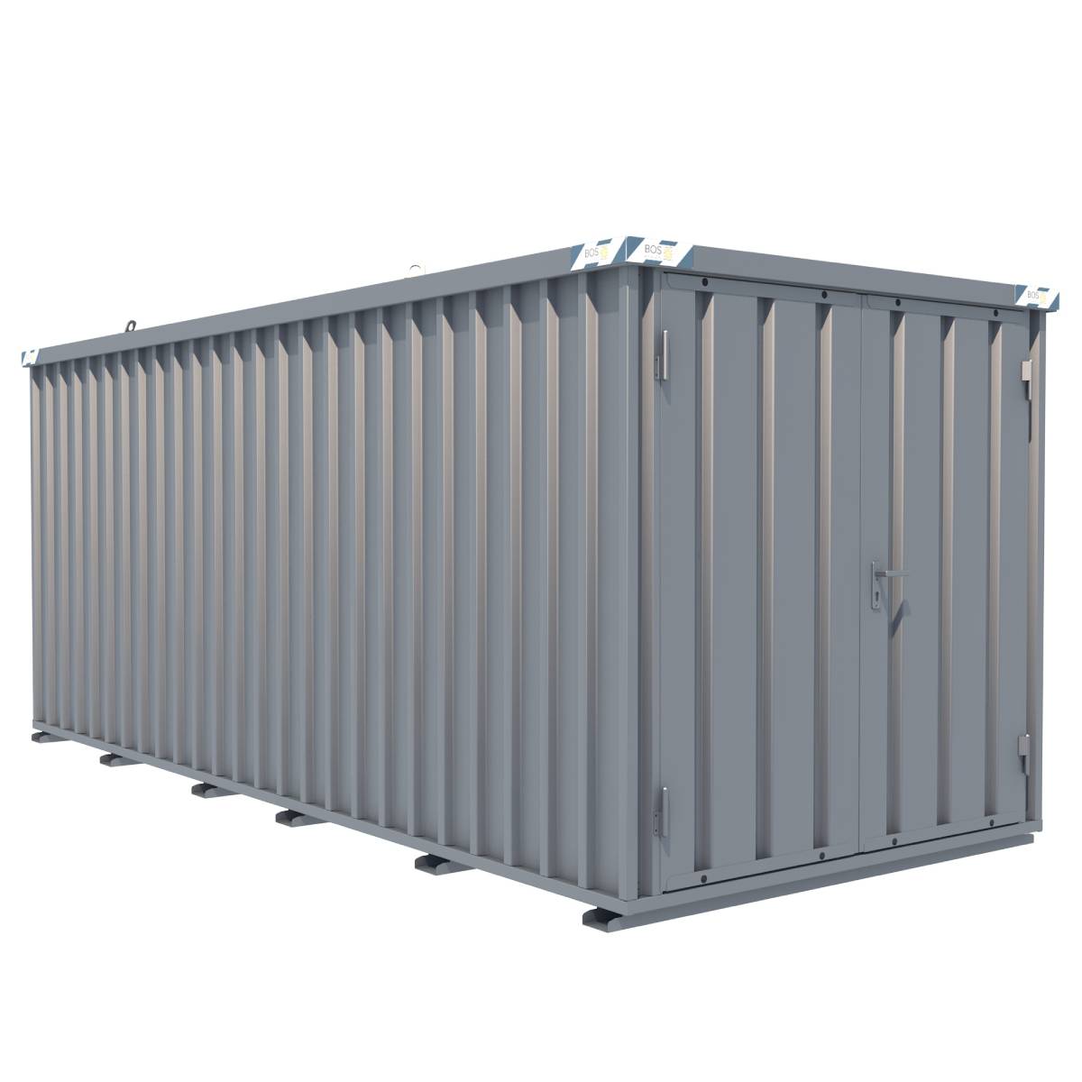 1 - Schnellbaucontainer SchnellbauContainer 5X2m, 2-flügelige Tür(1750x1890mm) auf der 2m Seite