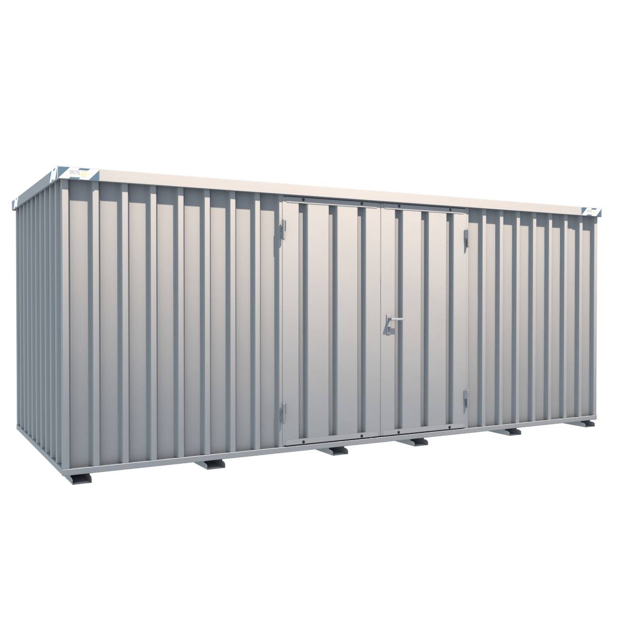 1 - Schnellbaucontainer SchnellbauContainer 5X2m, 2-flügelige Tür(1750x1890mm) auf der 5m Seite