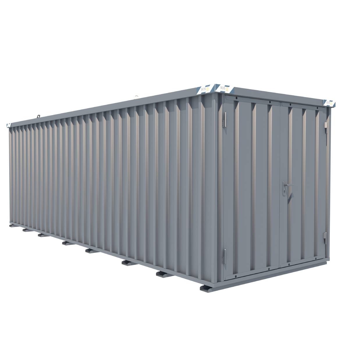 Schnellbaucontainer SchnellbauContainer 6X2m, 2-flügelige Tür(1750x1890mm) auf der 2m Seite