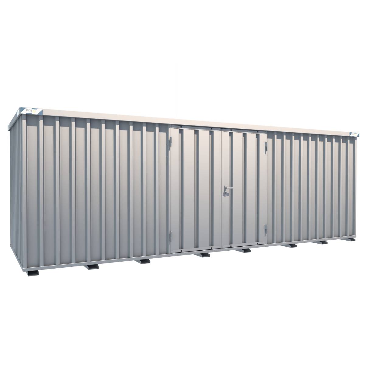 1 - Schnellbaucontainer SchnellbauContainer 6X2m, 2-flügelige Tür(1750x1890mm) auf der 6m Seite