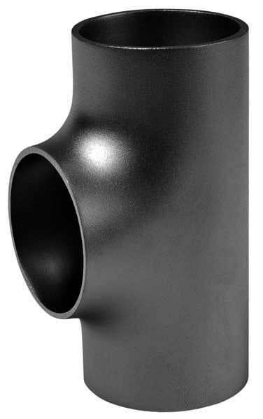 1 - T-Stücke Edelstahl-T-Stück 48,3x2 mm / 33,7x2 mm 1.4404 geschweißt gezogen EN 10253-4 type A fig. 6 reduziert